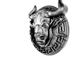 Bull pendant 3D 프린트 모델