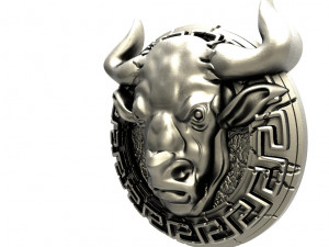 Bull pendant 3D 프린트 모델