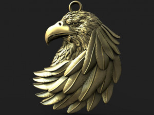Eagle pendant 3D Print Model