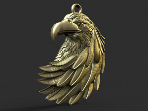 Eagle pendant Modèles 3D en vedette