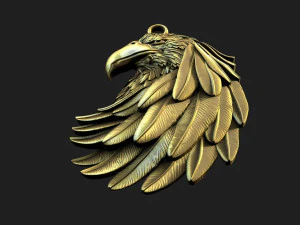 이글 펜던트 3D 프린트 모델