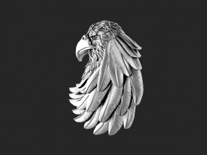 Eagle pendant Modèles 3D en vedette