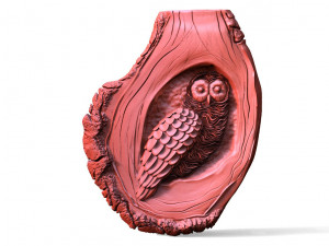 Owl CNC 3D Print Model