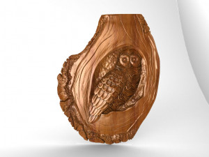 Owl CNC 3D Print Model