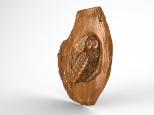 Owl CNC 3D Print Model