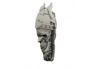 Viking skull pendant 3D Print Model