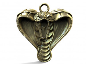 Cobra snake pendant 3D 打印模型