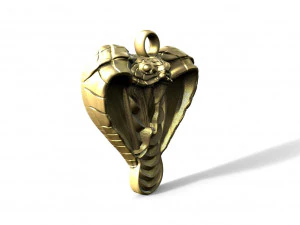 Cobra snake pendant 3D Print Model