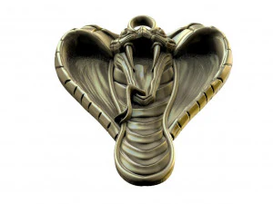 Cobra snake pendant 3D Print Model