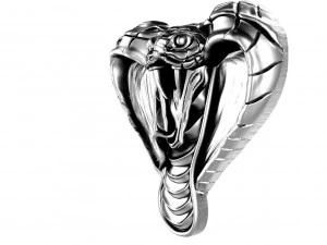 Cobra snake pendant 3D Print Model