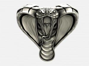 Cobra snake pendant 3D Print Model