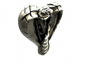 Cobra snake pendant 3D Print Model