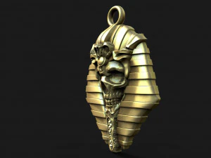 Egyptian skull pendant 3D Print Model