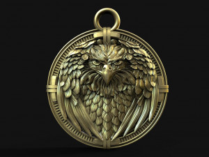 Eagle pendant 3D-Druckmodell