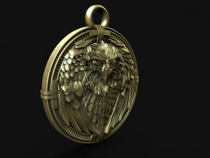 Eagle pendant 3D Print Model