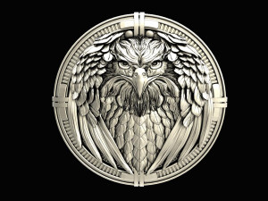 Eagle pendant 3D Print Model