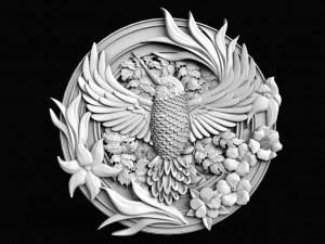 ハミングバード CNC 3Dプリントモデル