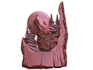Wolf CNC 3D Print Model