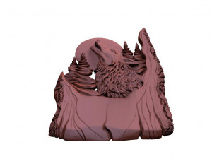 Wolf CNC 3D-printmodel