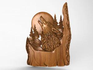 Wolf CNC 3D Print Model