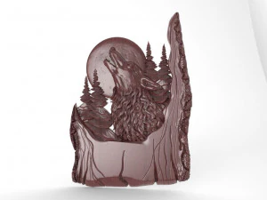 Wolf CNC 3D Print Model