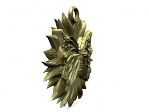Butterfly pendant 3D Print Model