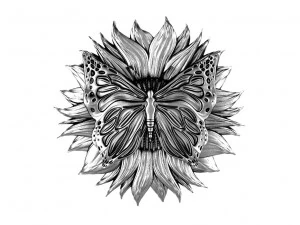 Butterfly pendant 3D Print Model