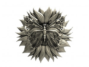Butterfly pendant Modelo de Impressão 3D