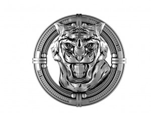 Tiger pendant Model Cetak 3D
