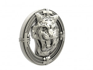 Tiger pendant Model Cetak 3D