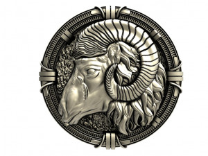 Ram pendant 3D Принт Модель