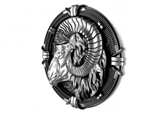Ram pendant 3D Print Model
