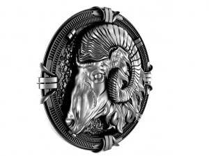 Ram pendant 3D Print Model