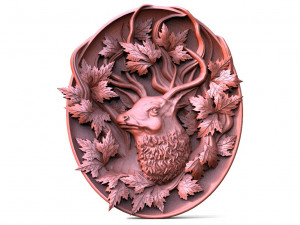 Deer CNC 3D Print Model