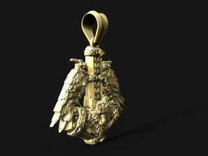 Thor hammer pendant 3D Baskı Modeli