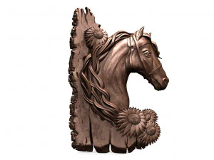 Horse CNC 3D Print Model