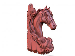 Horse CNC 3D Print Model