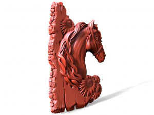 Horse CNC 3D Print Model