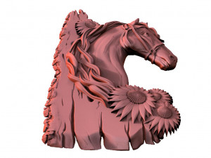 Horse CNC Modello di stampa 3D