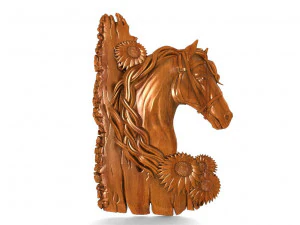 Horse CNC 3D Print Model