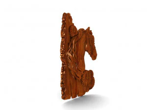 Horse CNC 3D Print Model