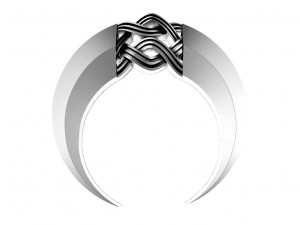 Celtic moon pendant 3D Принт Модель