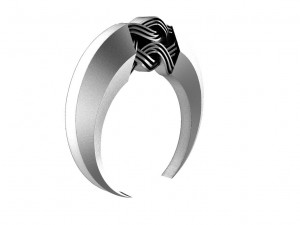Celtic moon pendant 3D Принт Модель