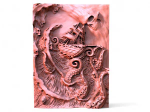 Ghost ship CNC 3D Print Model