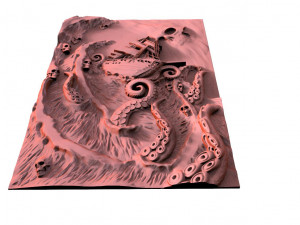 Ghost ship CNC 3D Print Model