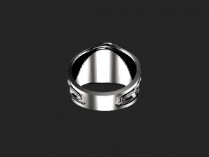 Valknut ring 3D Print Model