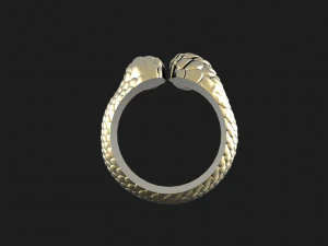 Snake ring 3D Print Model