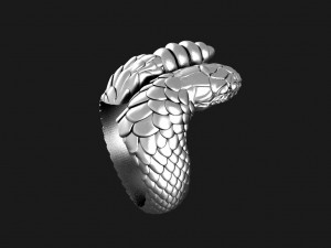 Snake ring 3D Baskı Modeli