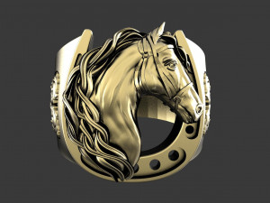 Horse ring 3D 프린트 모델