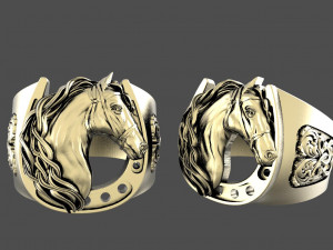 Horse ring 3D-printmodel